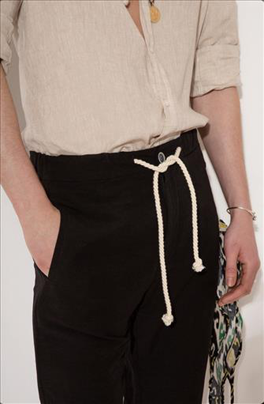 Stefan comfort textured trousers image number null