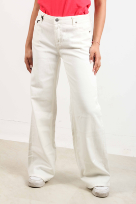 Trouser jean p3fwcjmn3n, Off White, medium
