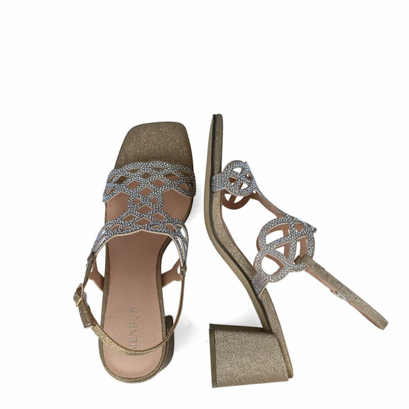 Menbur womens zapato sandal glitter-null