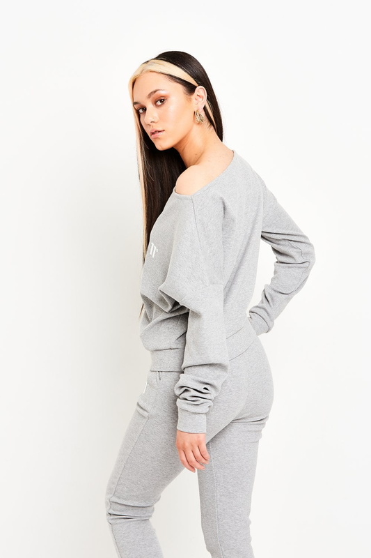 Product image: 11 degrees sustainable batwing rib lounge sweatshirt-null