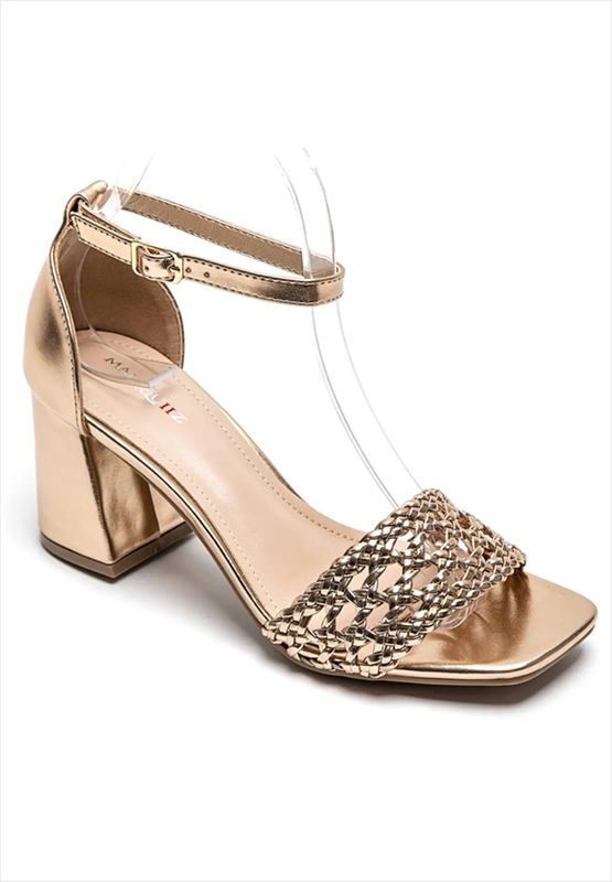 Sandal mid block heel-null