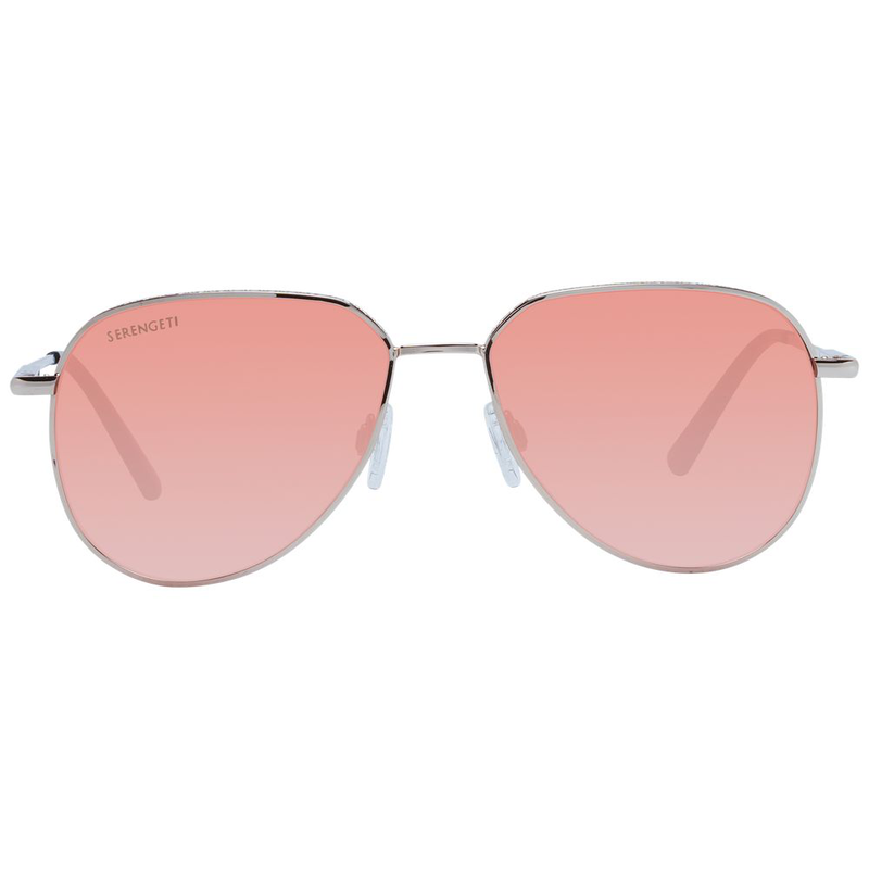 Rose gold metal sunglasses-null
