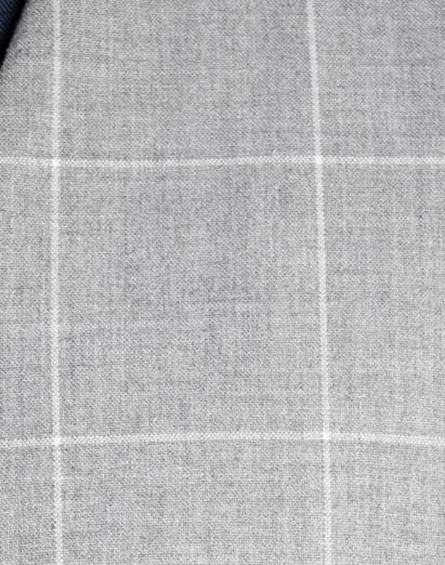 Dezine textured check trousers-null