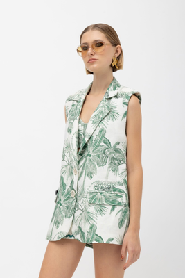 Mallory puba blazer, Green, medium