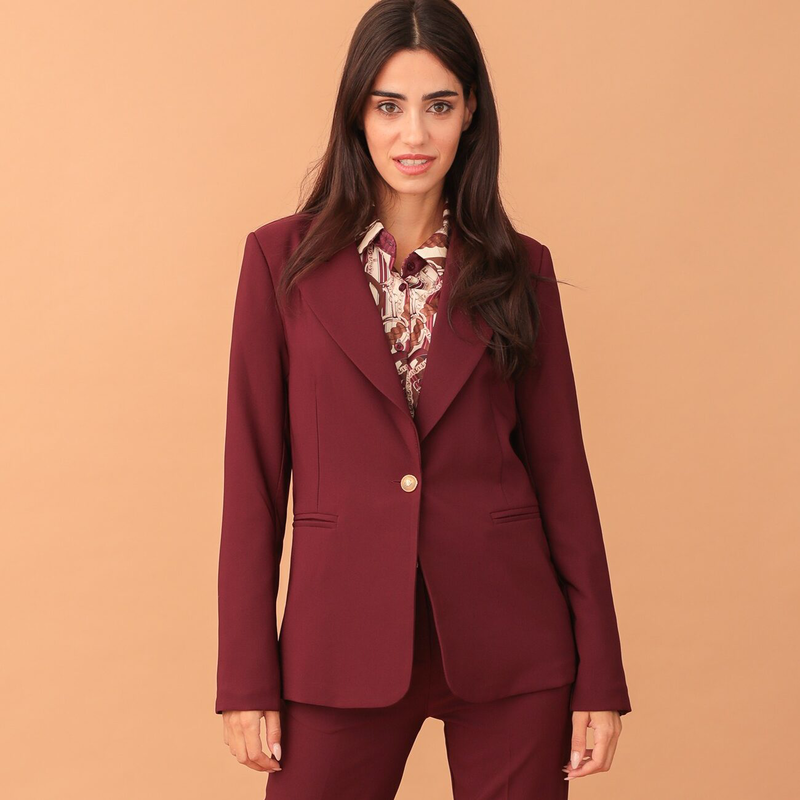 Victoria blazer - magenta-null