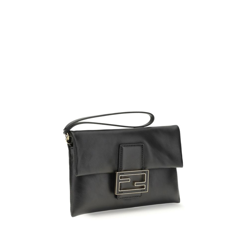 Black lamb ovis aries aries clutch bag-null