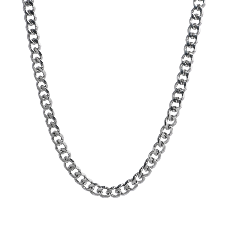 Unisex neck chain 60 cm in surgical steel-null