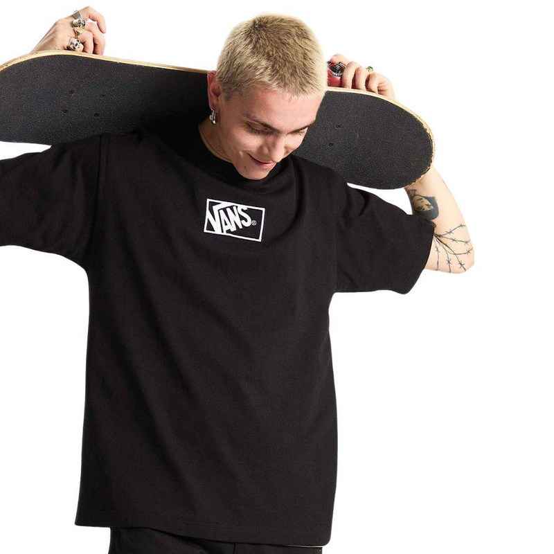 Blocked box loose short sleeves t-shirt-null