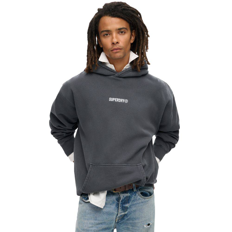 Product image: Micro logo graphic loose hoodie-null