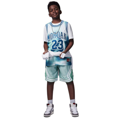 Nike jordan big kids jordan 23 aop jersey, Industrial Blue, medium
