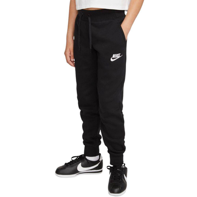 Girls sportswear pe pants, Black / White, medium