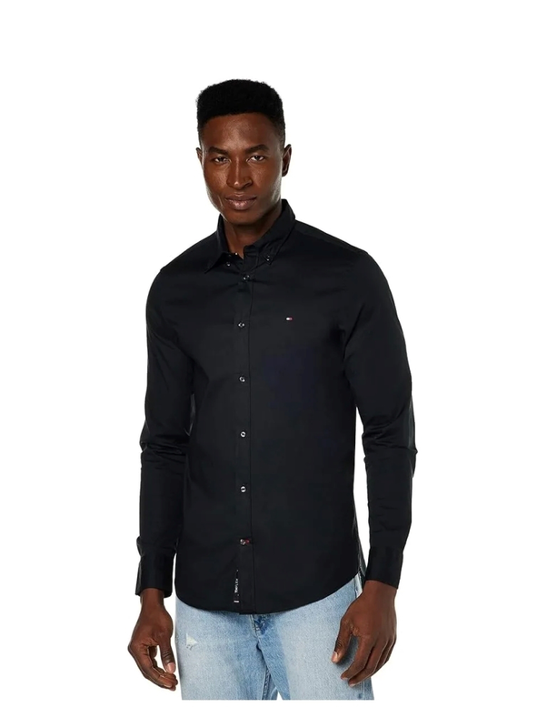 Tommy hilfiger th flex poplin rf shirt-null