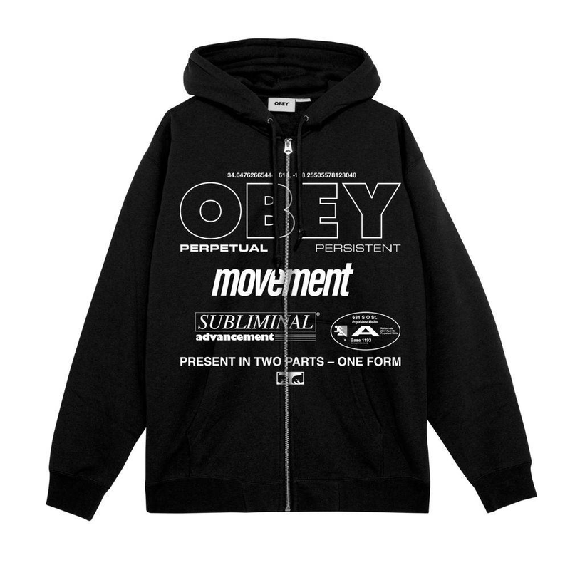 Obey persistent movement fleece-null