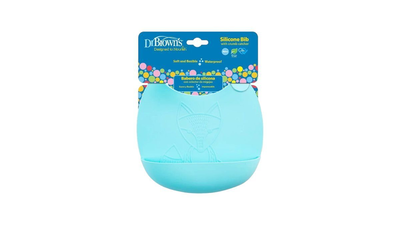 Dr. Brown's silicone waterproof turquoise 0 1bib, , medium