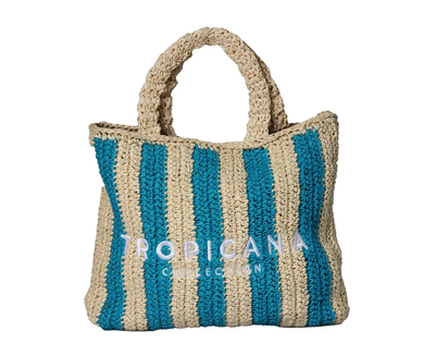 Tropicana beach bag blue