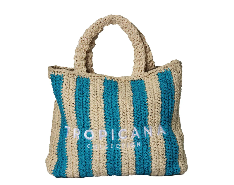 Tropicana beach bag blue image number null