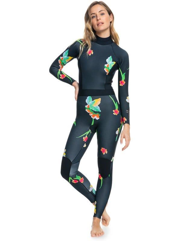 Roxy 3/2mm pop surf - back zip wetsuit for women (erjw103090 image number null