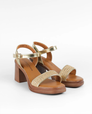 Sandal mid heel