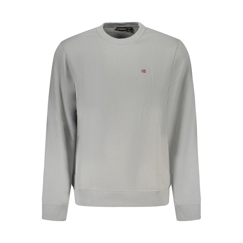 Gray cotton men's sweatshirt-null