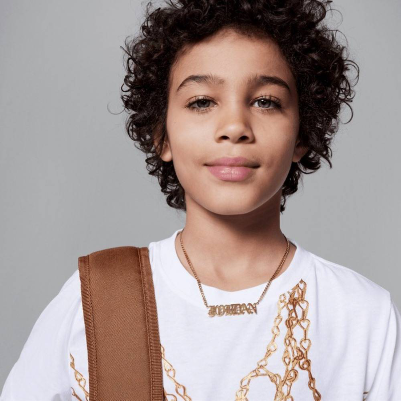 Boys mj brand jm chain short sleeves crew-null