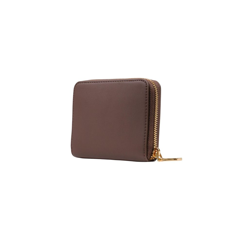 Brown polyethylene wallet-null