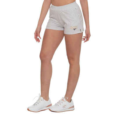Cotton bloom womens short, Grey, medium