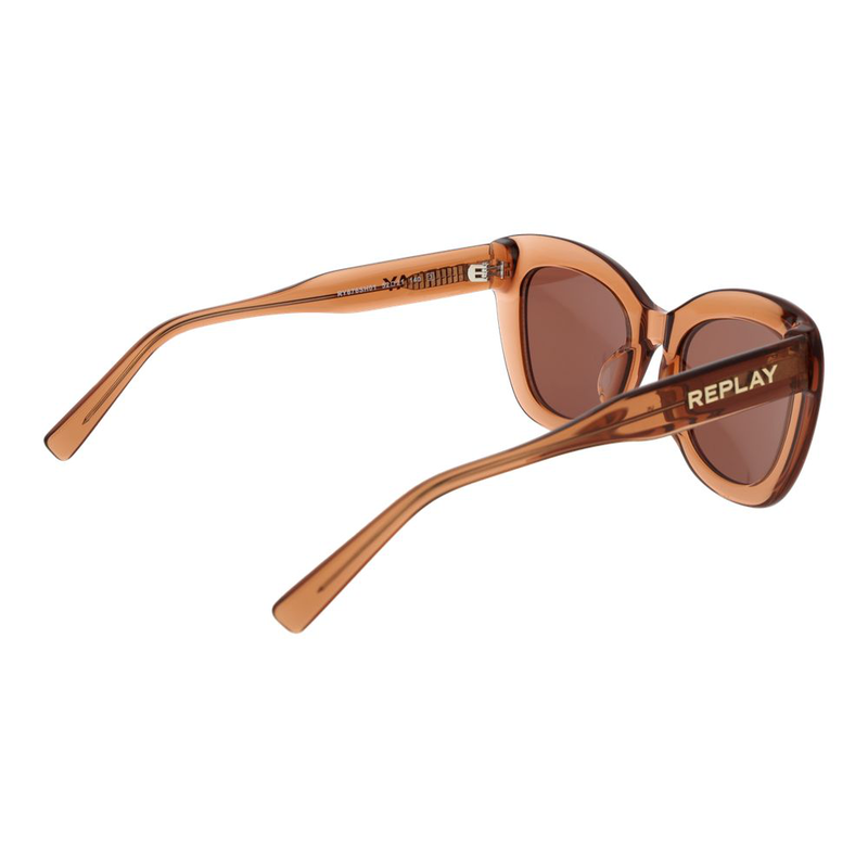 Beige plastic sunglasses-null