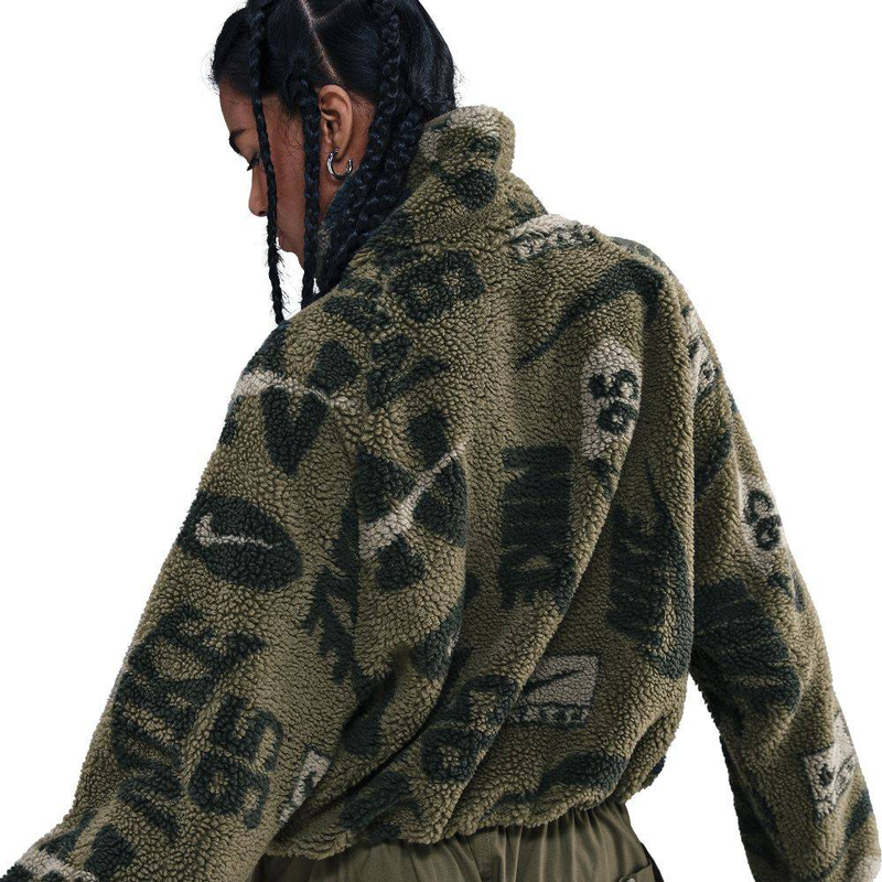 Nike sportswear womens high-pile fleece jacket-null