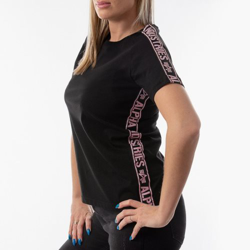 Tape t-shirt womens image number null