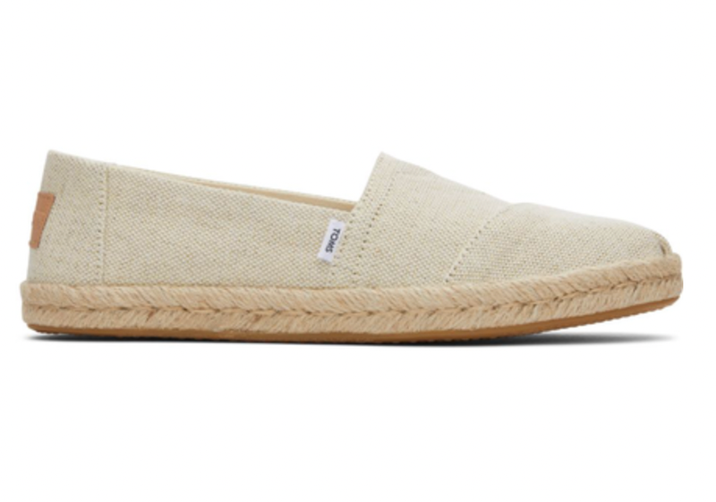 Toms natural metallic linen-null