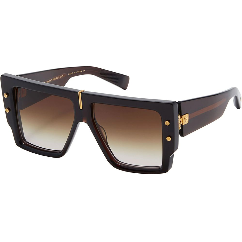 Brown acetate sunglasses-null