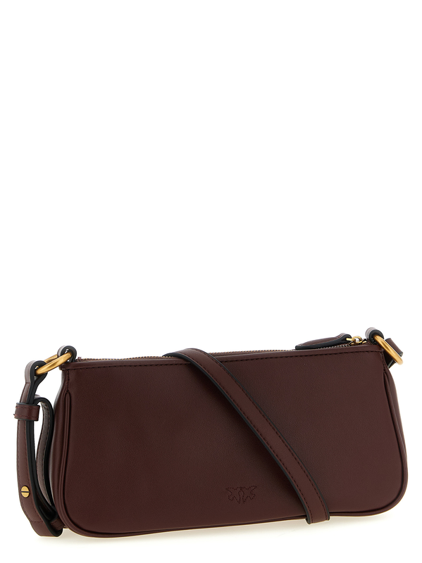 Bordeaux cowhide crossbody bag-null