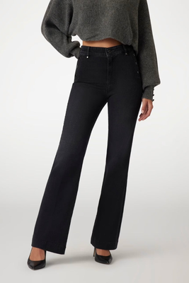 New faye trouser jean black, Black, medium