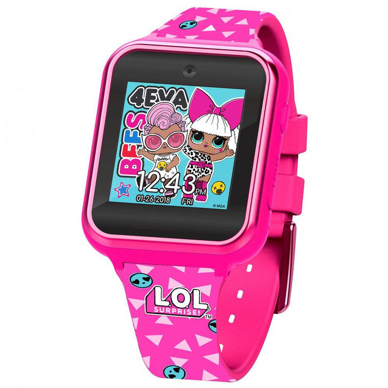 L.o.l surprise kids pink silicone strap touch screen smart watch-null