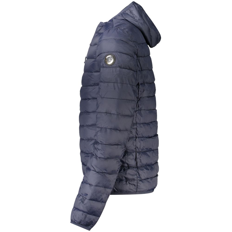 Blu polyester men's jacket-null