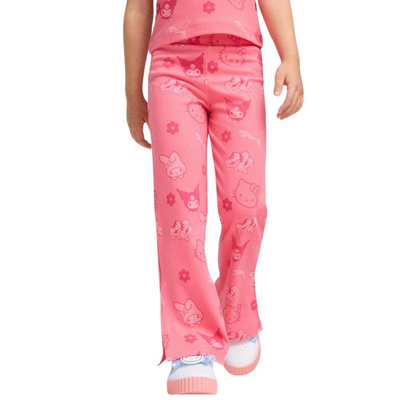 Puma x hello kitty & friends aop ribbed flared leggings, Rose, medium