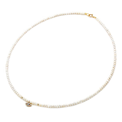 Fresh water pearl necklace, , medium