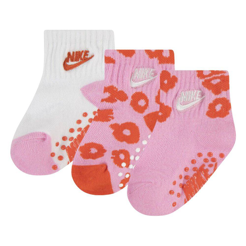 3pk girls gripper sock image number null