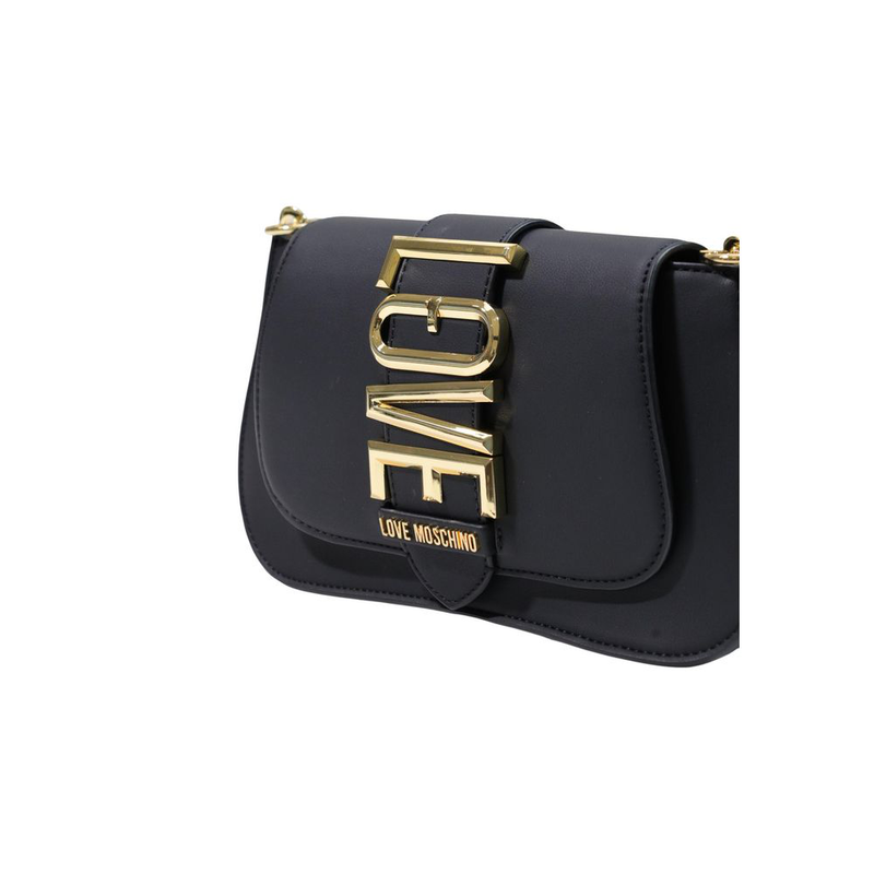 Black polyethylene handbag-null