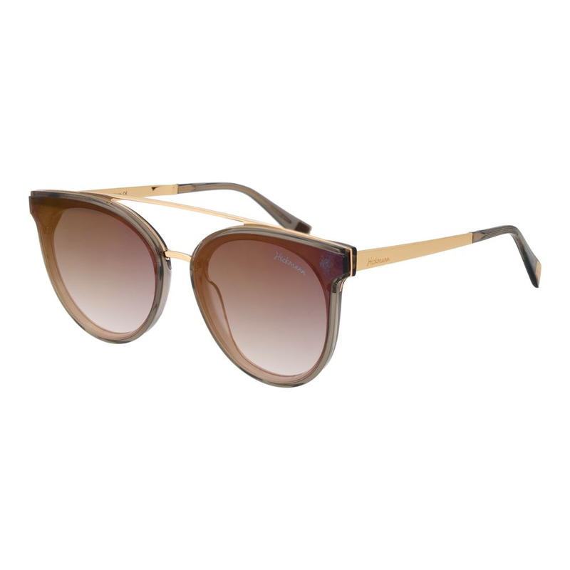 Brown metal sunglasses-null