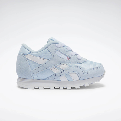 Reebok infant's cl nylon, Blue/white, medium
