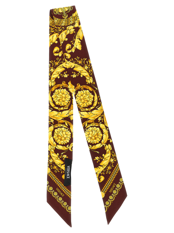 Multicolor silk foulard-null