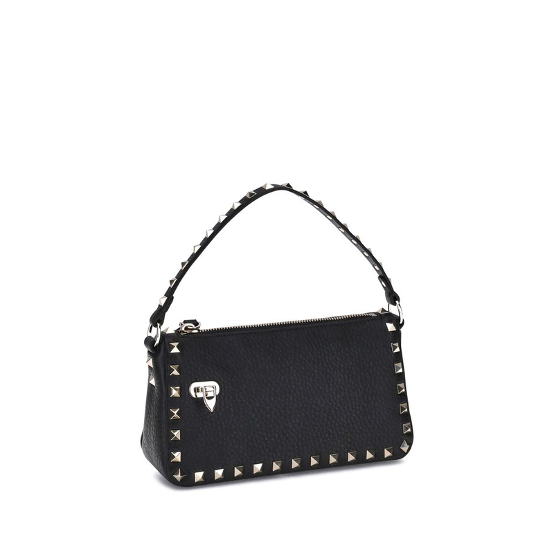 Black calf leather bos taurus shoulder bag-null