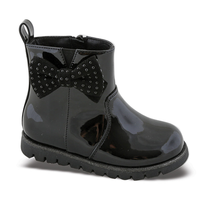 Girls Boots Sd12195, Black Patent, medium