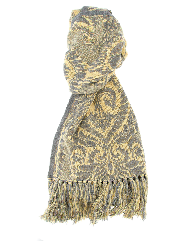 Multicolor wool scarf-null