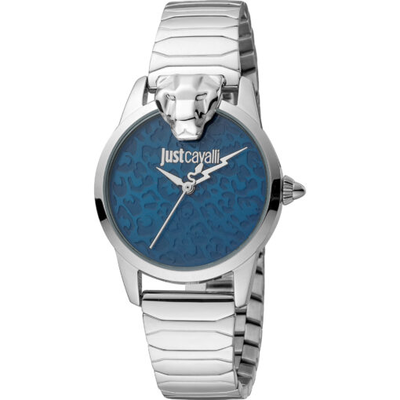 Just cavalli glam chic blue/steel ø32 mm jc1l220m0225