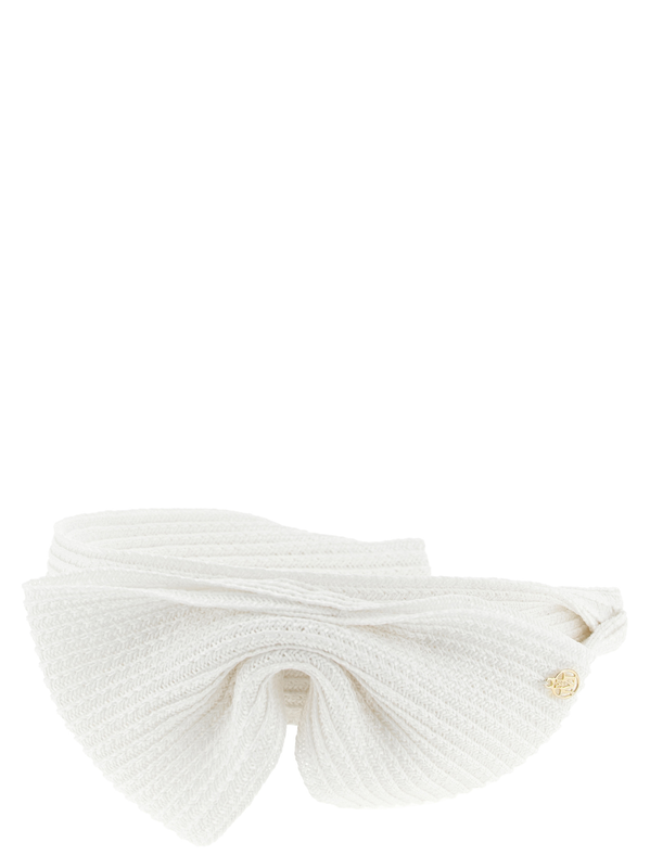 White papier headband-null