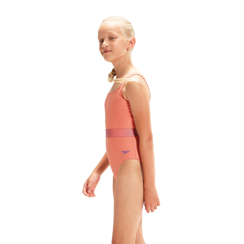 Speedo girls contrast belt 1 piece (800313815471) image number null