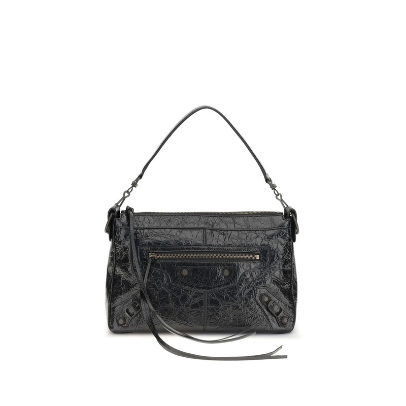 Black lamb ovis aries aries shoulder bag-null