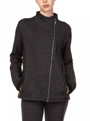 Assymetric zip sweatshirt